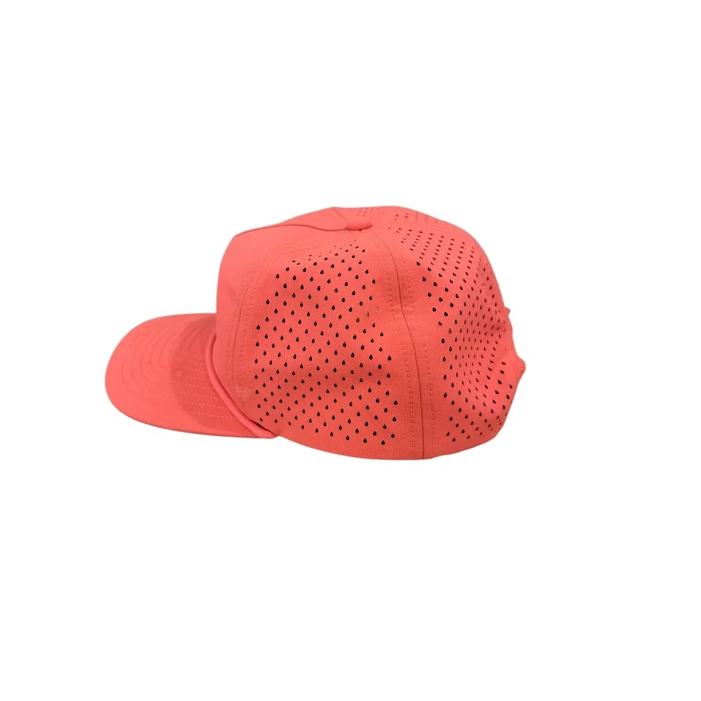 Melin Coronado Hydro Hat Mens Coral Neon Orange Water Resistant Snapback Classic